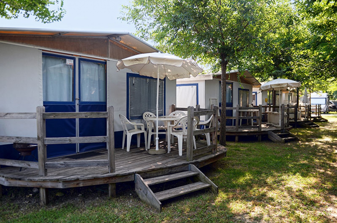 Accommodatie foto's - Lodge Tent | Villaggio Camping Adria